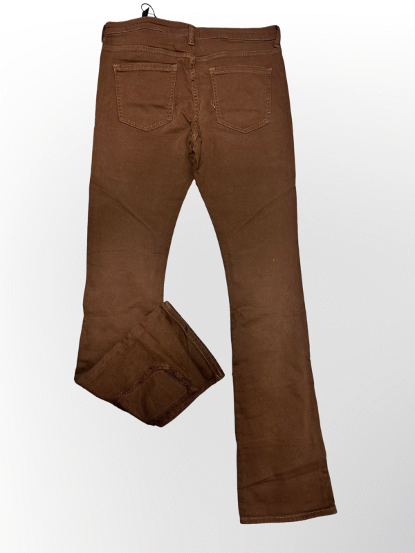 Pantalón Flare Destroyed Chocolate - Image 3