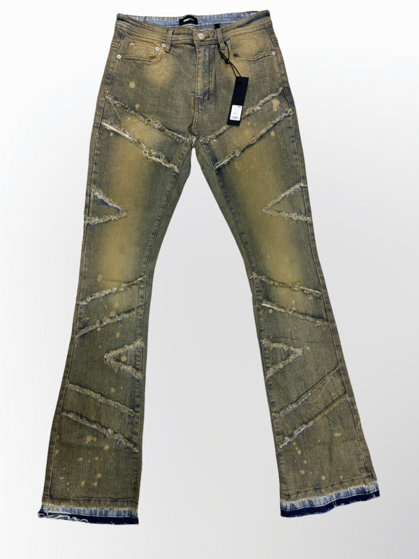 Pantalón Flare Patchwork Vintage