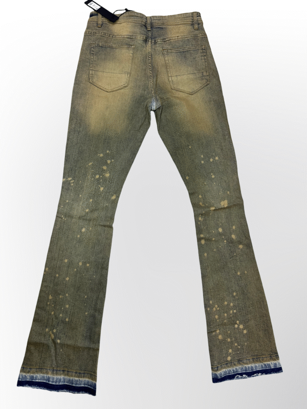 Pantalón Flare Patchwork Vintage - Image 3