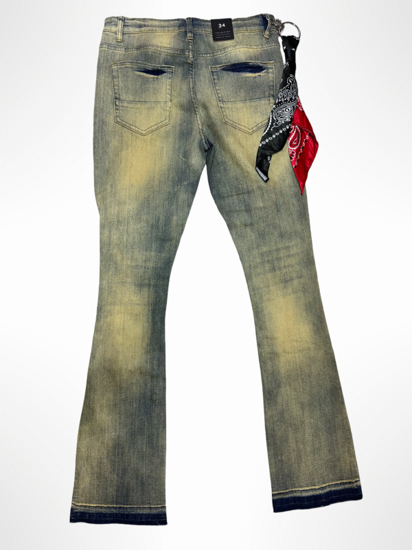 Jeans Acampanados Vintage Distressed - Image 3